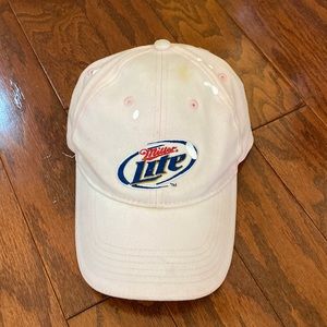 Miller lite promotional beer hat distressed